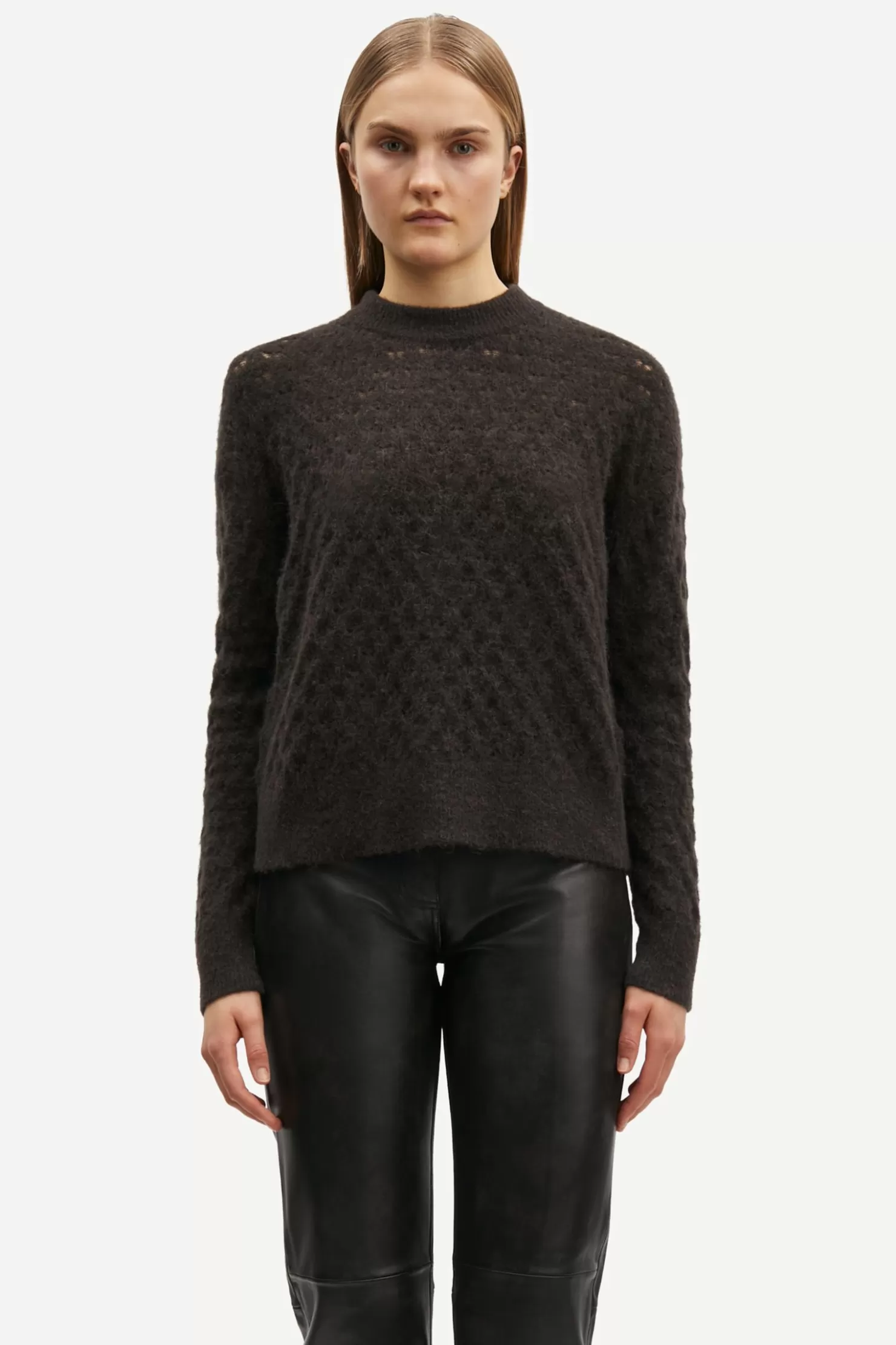 Women Samsøe Samsøe SAANOUR POINTELLE SWEATER 7355