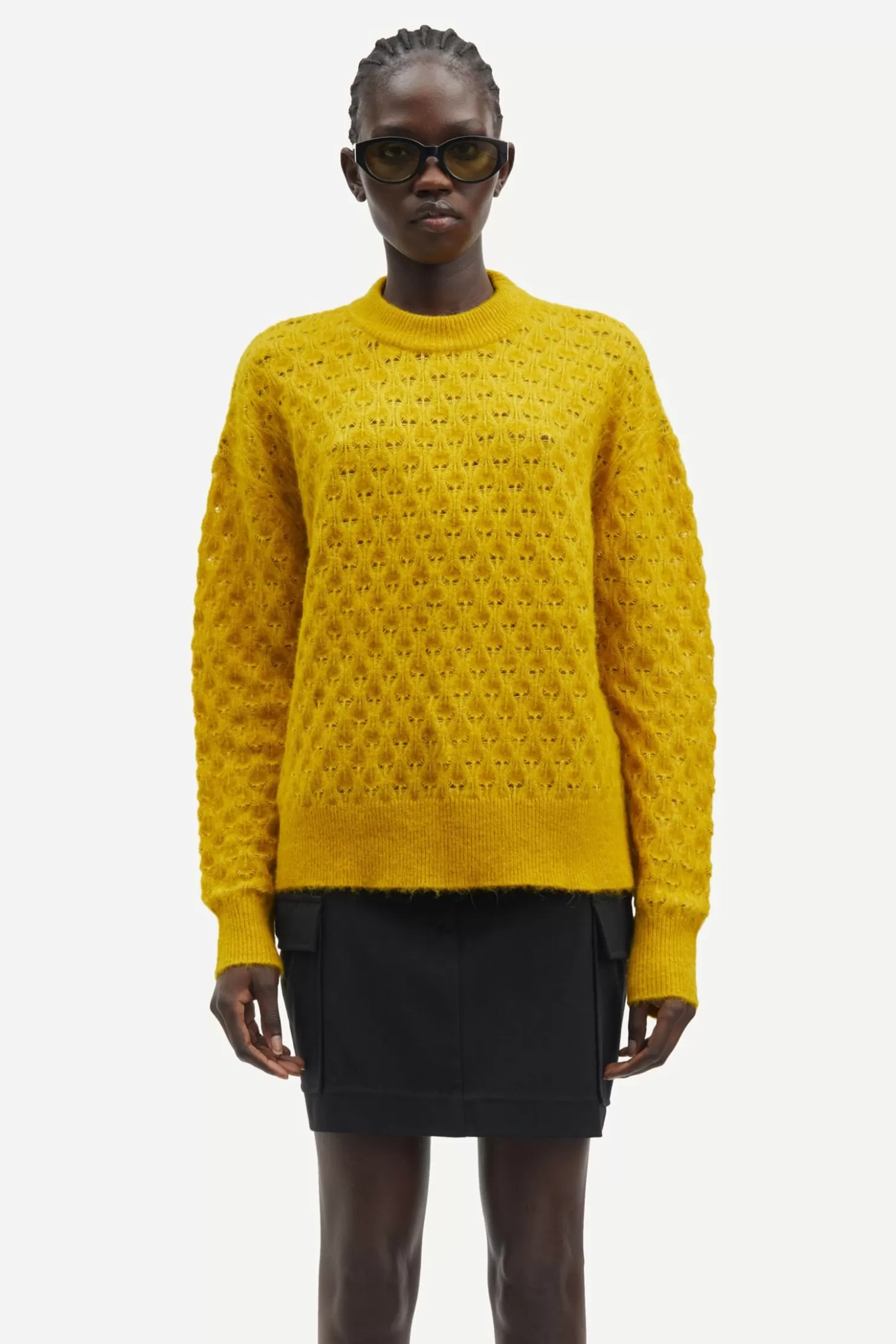 Women Samsøe Samsøe SAANOUR POINTELLE SWEATER 7355