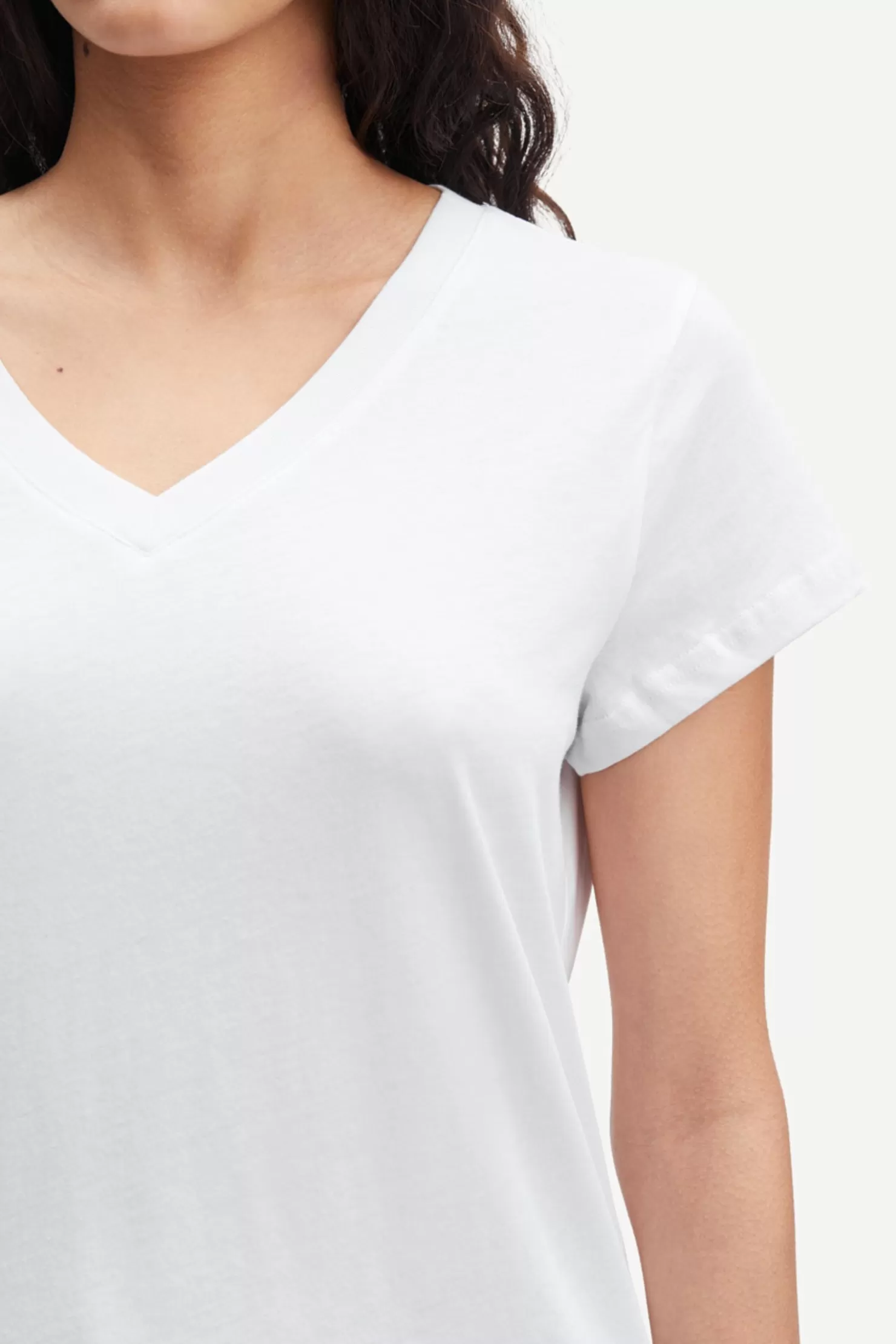 Women Samsøe Samsøe SOLLY V-N T-SHIRT 205